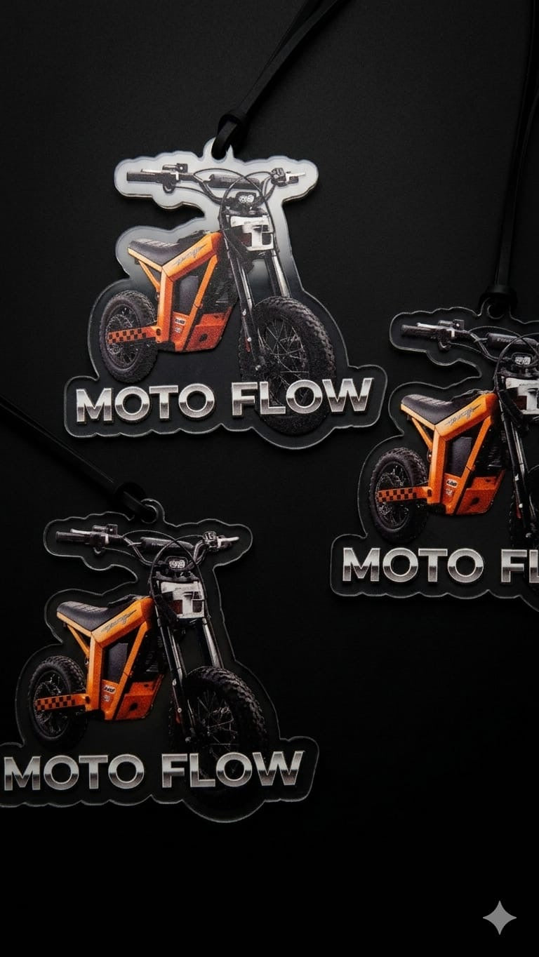 Moto flow Rearview mirror charm