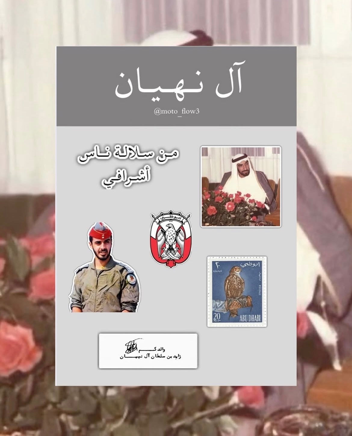 Al Nahyan sticker sheet (A5)